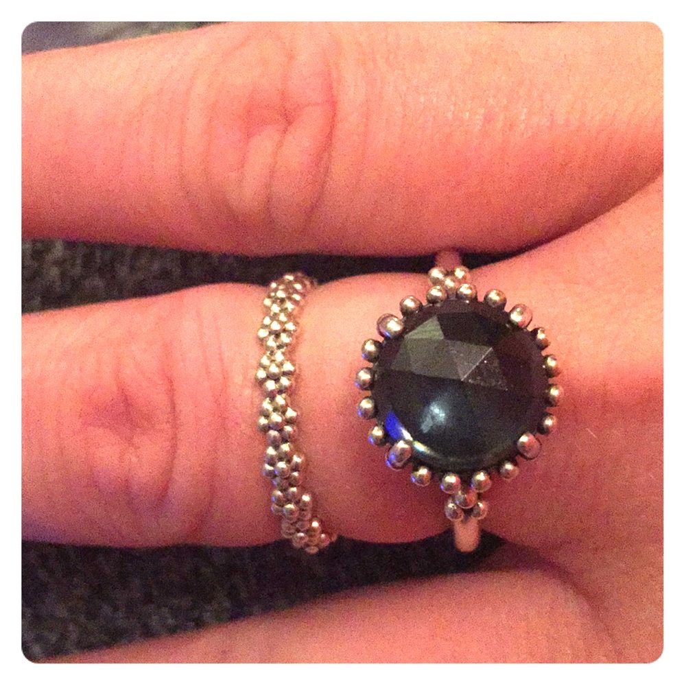 AUTHENTIC Pandora rings(pair)